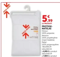 Protège-matelas imperméable