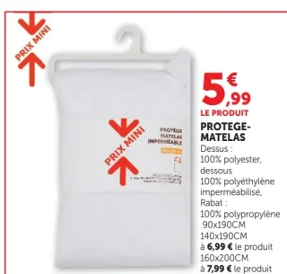 Protège-matelas imperméable
