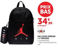 Sac à dos Jordan + 1 trousse