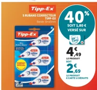Tipp-Ex 5 Rubans Correcteur Mini Pocket Mouse