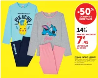 Pyjama enfant licence