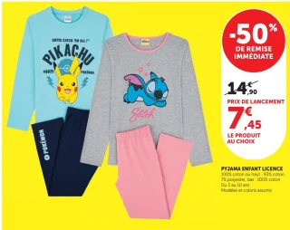 Pyjama enfant licence