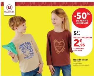 Tee-shirt enfant U essentiel