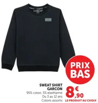 Sweat shirt garçon Koko Noko Coton Bio