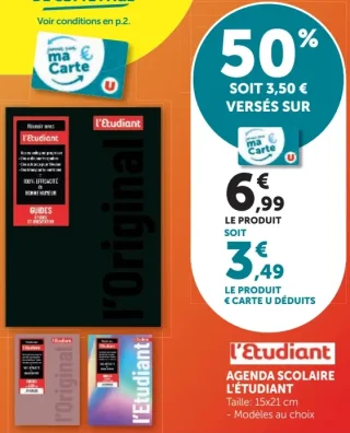 Agenda Scolaire l'Étudiant