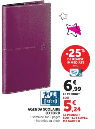 Agenda Scolaire Oxford