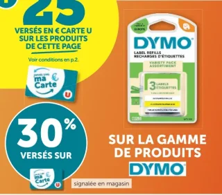 Recharges d'étiquettes DYMO (Gamme de produits)