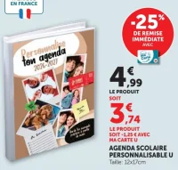 Agenda Scolaire Personnalisable U