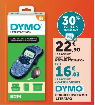 Étiqueteuse DYMO Letratag
