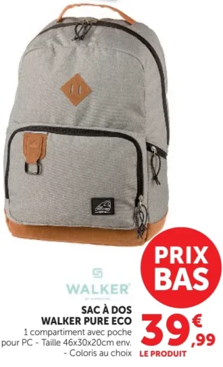 Sac à dos Walker Pure Eco