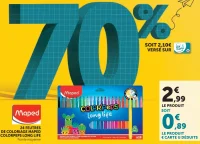 Maped 24 feutres de coloriage Color'peps long life