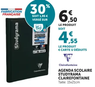 Agenda scolaire Clairefontaine Studyrama