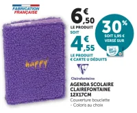 Agenda Scolaire Clairefontaine 12x17cm