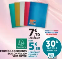 Protège-Documents Exacompta 200 Vues Silver