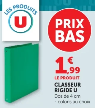 Classeur rigide U