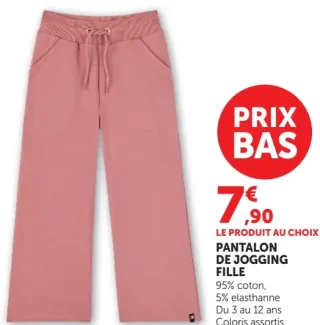 Pantalon de jogging fille Koko Noko Coton Bio