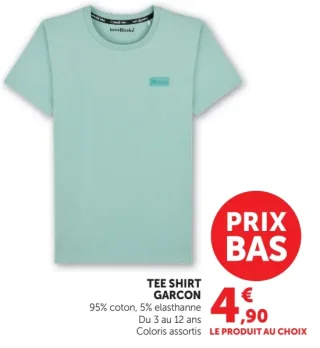 Tee shirt garçon Koko Noko Coton Bio