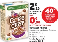 Céréales Nestle Cookie Crisp