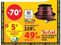 Set 5P Ingenio Simplycook Tefal