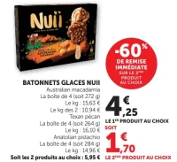 Bâtonnets glaces Nuii