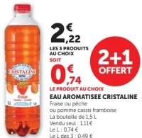 Eau Aromatisée Cristaline