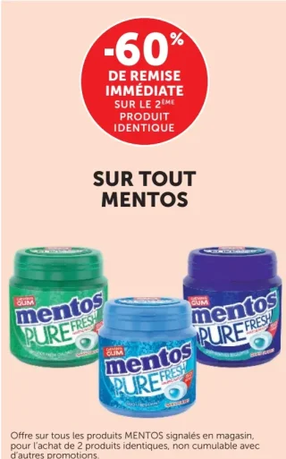 Chewing-gums Mentos Pure Fresh