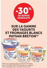 Yaourts et fromages blancs Paysan Breton