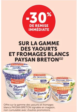 Yaourts et fromages blancs Paysan Breton