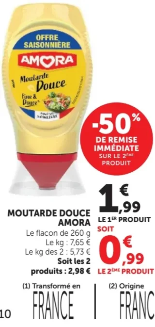 Moutarde Douce Amora