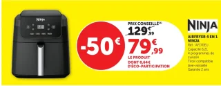NINJA Airfryer 4 en 1 AF170EU