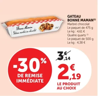 Gâteau Bonne Maman
