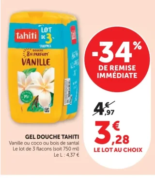 GEL DOUCHE TAHITI
