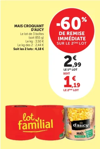 Maïs croquant d'Aucy