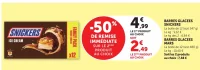 Barres glacées Snickers / Mars