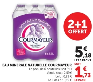 Eau Minérale Naturelle Courmayeur