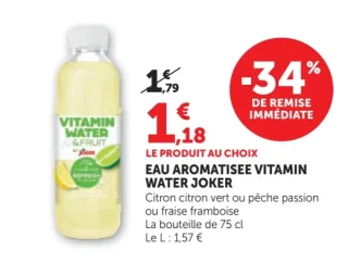 Eau Aromatisée Vitamin Water Joker