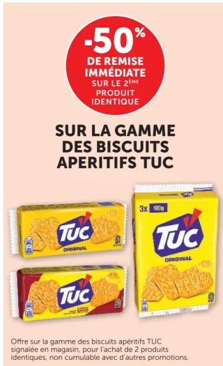Biscuits salés apéritifs Tuc