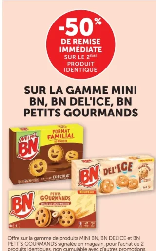 Biscuits BN (Mini BN, BN Del'ice, BN Petits Gourmands)