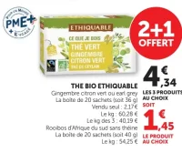 Thé bio Ethiquable