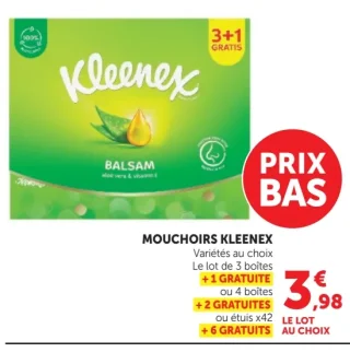 Mouchoirs Kleenex Balsam