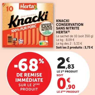 Knacki Conservation Sans Nitrite Herta