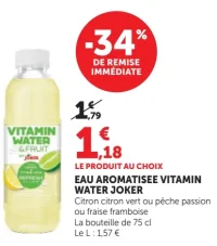 Eau aromatisée Vitamin Water Joker