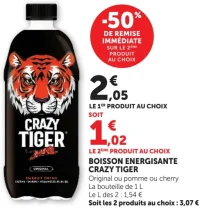 Boisson Énergisante Crazy Tiger