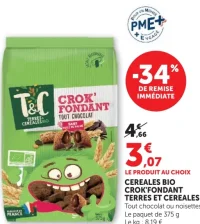 Céréales Bio Crok'Fondant Terres & Céréales
