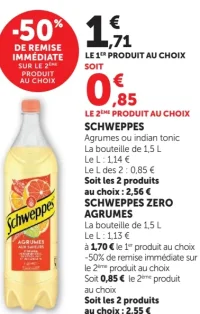 Schweppes Agrumes / Schweppes Indian Tonic / Schweppes Zero Agrumes
