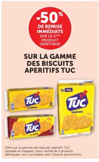 Biscuits apéritifs Tuc