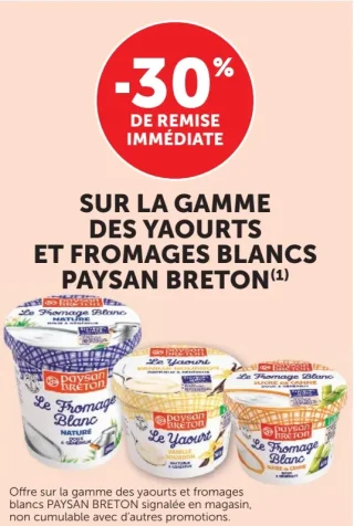 Yaourts et fromages blancs Paysan Breton