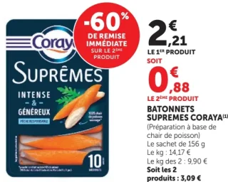 Bâtonnets Suprêmes Coraya