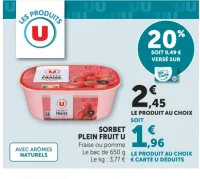 Sorbet Plein Fruit U