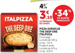 Pizza surgelée The Deep One Italpizza